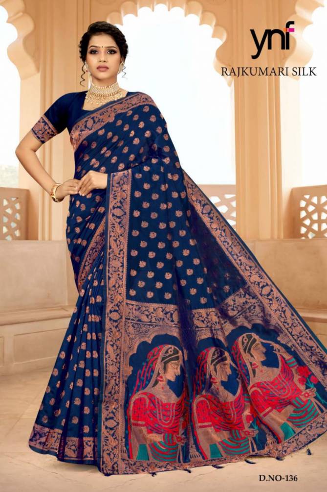 Ynf Rajkumari Silk Designer Banarasi Saree Collection
